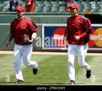 Daisuke Matsuzaka & Hideki Okahima 2007 World Series Photo