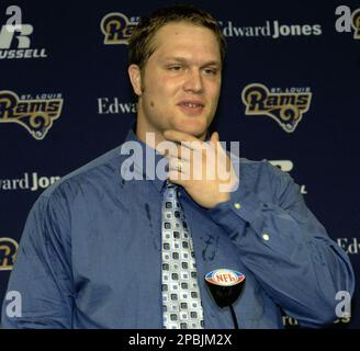 St. Louis Rams tackle Adam Carriker during an NFL football game Sunday,  Nov. 25, 2007, in St. Louis. The Seahawks won 24-19. (AP Photo/Kyle Ericson  Stock Photo - Alamy