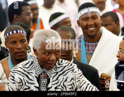Mandla Mandela, the grandson of former South African President Nelson ...