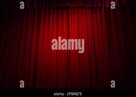 Stage Curtain Stock Photo