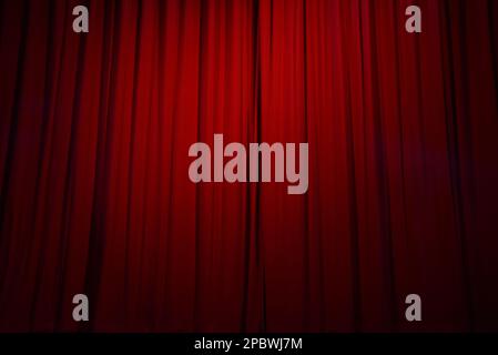 Stage Curtain Stock Photo