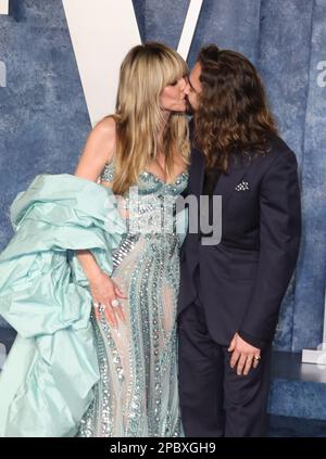 Heidi Klum, Tom Kaulitz attend the 2023 Vanity Fair Oscar Party at Wallis Annenberg Center for the Performing Arts on March 12, 2023 in Beverly Hills, California. Photo: CraSH/imageSPACE Stock Photo