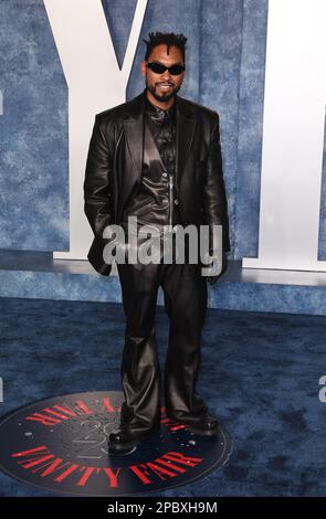 Beverly Hills, USA. 13th Mar, 2023. Miguel attends the 2023 Vanity Fair Oscar Party at Wallis Annenberg Center for the Performing Arts on March 12, 2023 in Beverly Hills, California. Photo: CraSH/imageSPACE Credit: Imagespace/Alamy Live News Stock Photo