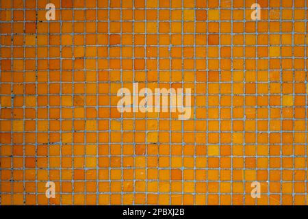 Colorful abstract mosaic wall texture, no people. Stock Photo