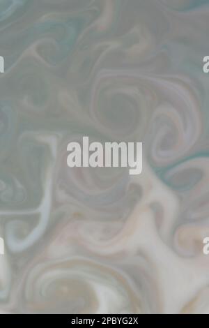 Abstract flow of liquid paints in mix Stock Photo