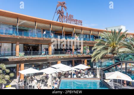 Las Palmeras Centro Comercial (shopping centre), Avenue Ntra. Sra. del Carmen, Corralejo, Fuerteventura, Canary Islands, Kingdom of Spain Stock Photo