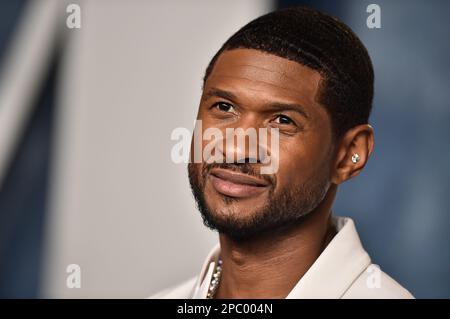Los Angeles, USA. 13th Mar, 2023. Usher arriving to the Vanity Fair Oscar Party at on March 12, 2023 in Los Angeles, CA. © Lisa OConnor/AFF-USA.com Credit: AFF/Alamy Live News Stock Photo
