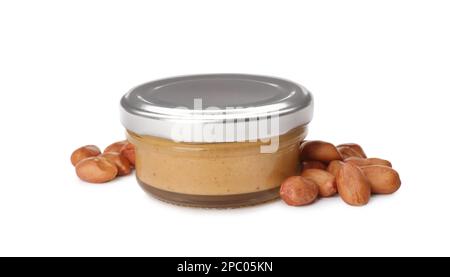 https://l450v.alamy.com/450v/2pc05kn/jar-with-delicious-peanut-butter-and-nuts-on-white-background-2pc05kn.jpg