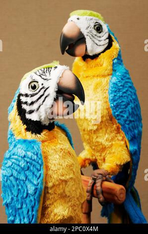 Squawkers McCaw The Furreal Friends Parrot is shown at a Hasbro media preview Thursday Jan. 25 2007 in New York. Just like a real parrot Squawkers McCaw can repeat words respond to