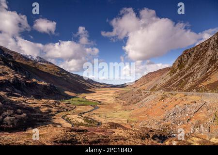 Nant Ffrancon valley, Snowdonia, North Wales Stock Photo