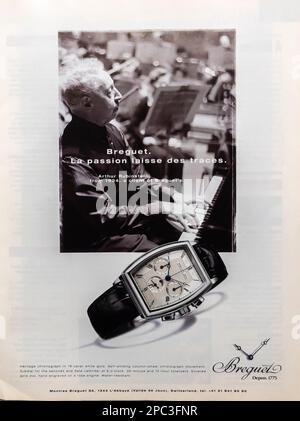 Watch advertisement breguet hi res stock photography and images