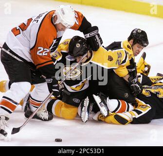 The Boston Bruins take on the Philadelphia Flyers in the second