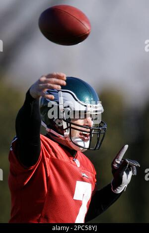 Philadelphia Eagles quarterback Jeff Garcia runs onto the field before  their NFL football game against the San Francisco 49ers, Sunday, Sept. 24,  2006, in San Francisco. Garcia is a former 49ers quarterback. (