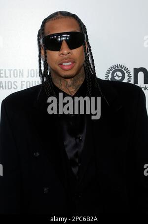 Los Angeles, United States. 12th Mar, 2023. Tyga attends the Elton John AIDS Foundation's 31st Annual Academy Awards Viewing Party on March 12, 2023 in West Hollywood, Los Angeles, CA, USA. Photo by Fati Sadou/ABACAPRESS.COM Credit: Abaca Press/Alamy Live News Stock Photo