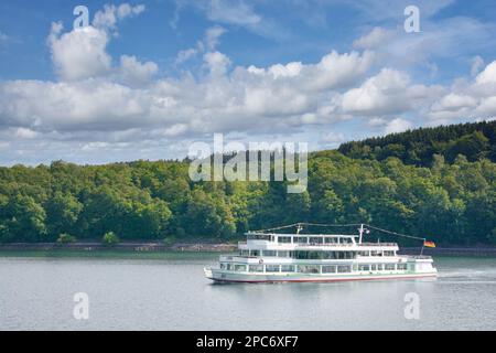 Biggesee Reservoir,Sauerland,North Rhine Westphalia,Germany Stock Photo
