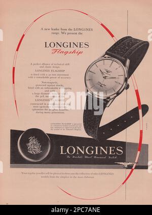 Longines Flagsip watch Longines watch advertisement Longines