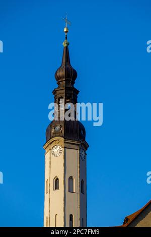 Historical city centre of Zittau Stock Photo