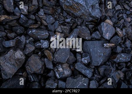 Stones texture and background. Rock texture . Crushed gravel background. Seamless texture of gravel for background. Stock Photo