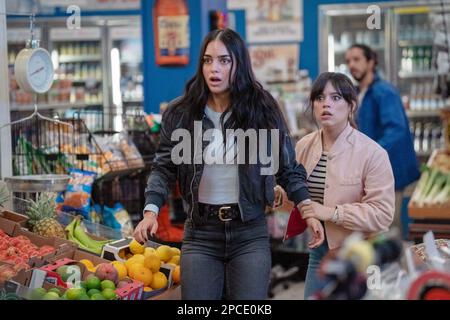 SCREAM VI, (aka SCREAM 6), from left: Mason Gooding, Jenna Ortega, Jasmin  Savoy Brown, Devyn Nekoda, Melissa Barrera, 2023. ph: Philippe Bosse /©  Paramount Pictures / Courtesy Everett Collection Stock Photo - Alamy