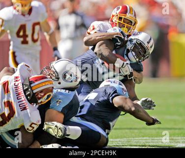 Sean Taylor (36) of the Washington Redskins celebrates a first quarter  interception against the Cincinnati Bengals on November 14, 2004 at Fed Ex  Field in Landover, MD. (UPI Photo/Mark Goldman Stock Photo - Alamy