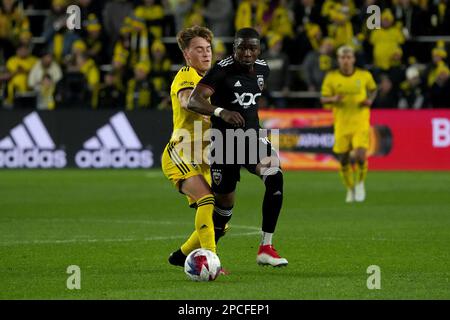 COLUMBUS, OH - MARCH 04: Aidan Morris #8 of Columbus Crew looks on