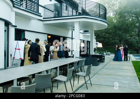 Jonathan Bakers Annual Oscar Viewing Party, in collaboration with French Riviera Film Festival, March 12, 2023, Baker Mansion Stock Photo