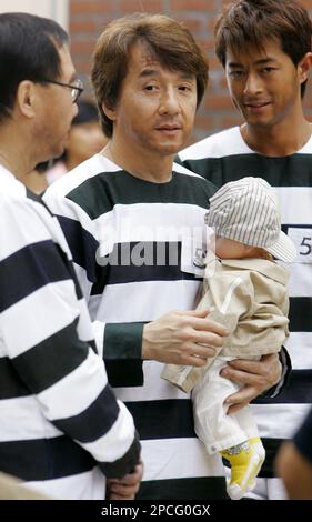 MICHAEL HUI, JACKIE CHAN, LOUIS KOO, ROB-B-HOOD, 2006 Stock Photo - Alamy