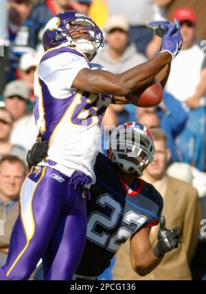 Buffalo Bills cornerback Nate Clements (22) celebrates in front of a  Minnesota Vikings fan after a NFL football game at Ralph Wilson Stadium in  Orchard Park, N.Y. on Sunday, Oct. 1, 2006.