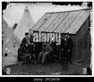 Col Whyte Aquia Creek Landing, Virginia. Group of officers: Colonel Rogers ...