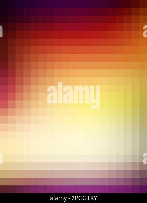 Abstract bright mosaic vertical pattern textured by squares. Graphic background Stock Photo