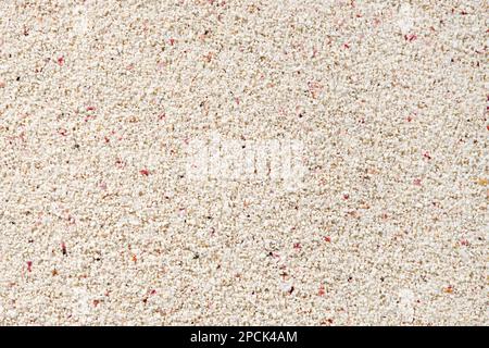 Caribbean beach sand macro, Bahamas Stock Photo