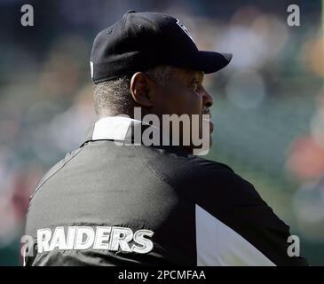 Oakland Raiders head coach Art Shell watches the game from the sidelines in  the first quarter at Giants Stadium in East Rutherford, New Jersey on  December 31, 2006. (UPI Photo/John Angelillo Stock