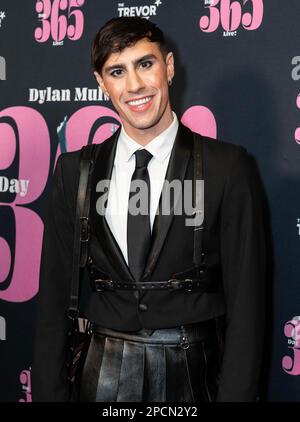 New York, New York, USA. 13th Mar, 2023. Ryan Tymensky attends Day 365 Live! with Dylan Mulvaney at Rainbow Room at Rockefeller Center in New York on March 13, 2023 (Credit Image: © Lev Radin/ZUMA Press Wire) EDITORIAL USAGE ONLY! Not for Commercial USAGE! Credit: ZUMA Press, Inc./Alamy Live News Stock Photo