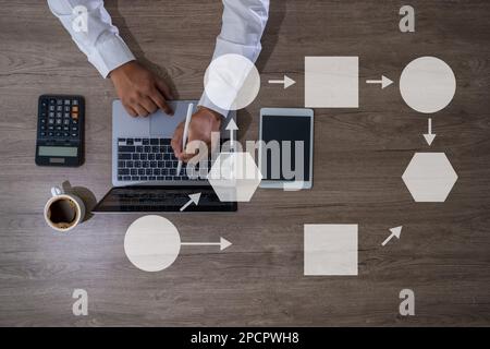 Automation Software Technology Workflow Business process development Stock Photo