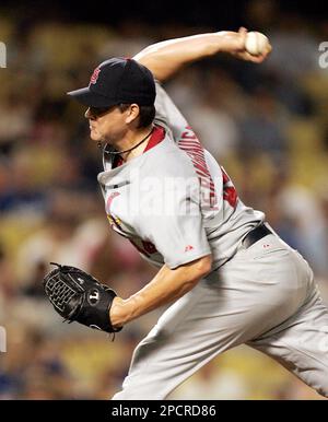 St. Louis, United States. 27th Apr, 2022. St. Louis Cardinals Edmundo Sosa  puts the tag on the sliding New York Mets Luis Guillorme at third base in  the sixth inning at Busch