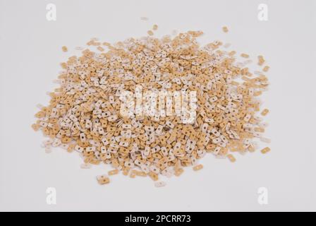 Roll of gray foam rubber sheet isolated in white. High quality photo Stock Photo