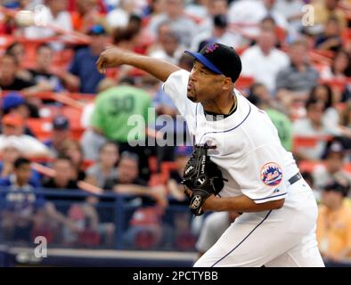 Houston Astros pitcher Jose Lima reacts after getting Montreal