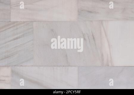 Marble gray block wall background closeup Stock Photo