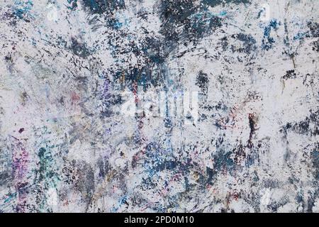 Old scratched wall texture. Layers of paint. Grunge paint layers weathered texture. Stock Photo