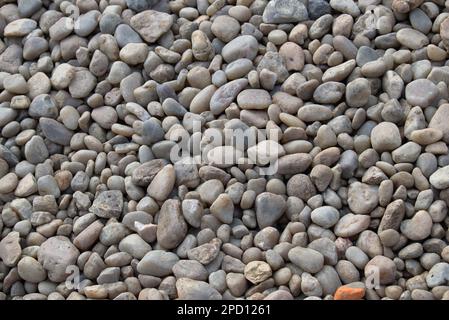 Round Shape Stones Background Stock Photo
