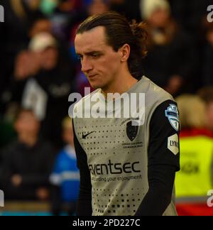 Jamie Glackin, Coleraine FC player. BetMcLean Cup Final 2023, Linfield Vs Coleraine. National Stadium at Windsor Park, Belfast. Stock Photo