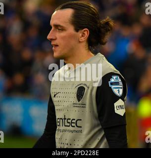 Jamie Glackin, Coleraine FC player. BetMcLean Cup Final 2023, Linfield Vs Coleraine. National Stadium at Windsor Park, Belfast. Stock Photo