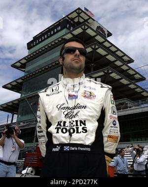 Indy Racing League driver Dario Franchitti and extremely happy looking wife  actress Ashley Judd celebrate his IZOD IndyCar Series Title Championship  after the Cafe do Brasil Indy 300 held at the Homestead 