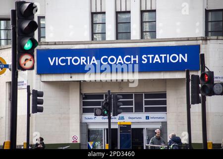 Victoria Coach Station. Credit: Sinai Noor/Alamy Stock Photo Stock Photo