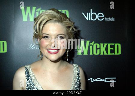 Lucy Durack (Glinda the Good Witch) Opening night of the Broadway musical 'Wicked' at the Capitol Theatre - after party Sydney , Australia - 12.09.09 Stock Photo