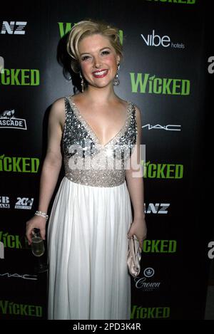 Lucy Durack (Glinda the Good Witch) Opening night of the Broadway musical 'Wicked' at the Capitol Theatre - after party Sydney , Australia - 12.09.09 Stock Photo