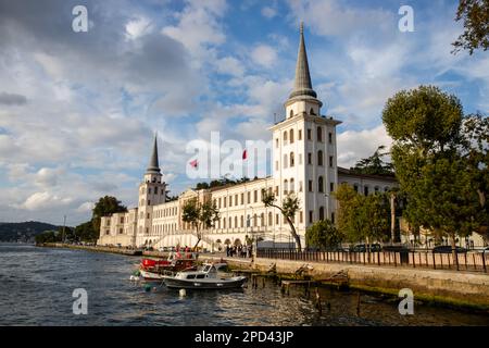 Kuleli Military High School -Kuleli Askeri Lisesi- is a military school located on the Anatolian side of the Bosphorus. Istanbul Turkey. High quality Stock Photo