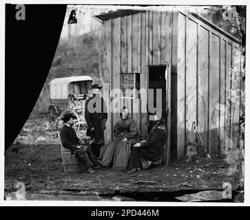 Col Whyte Aquia Creek Landing, Virginia. Group of officers: Col. Rogers, Lt. Col ...