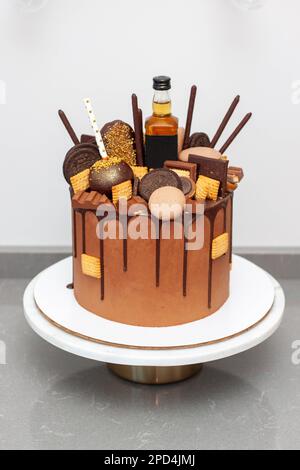 mini alcohol bottle cake — Peace of Cake