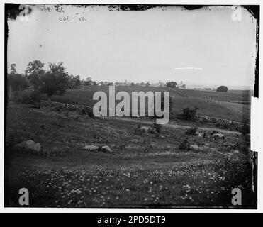 View from Culp's Hill, Gettysburg, Pennsylvania, antique print 1895 ...